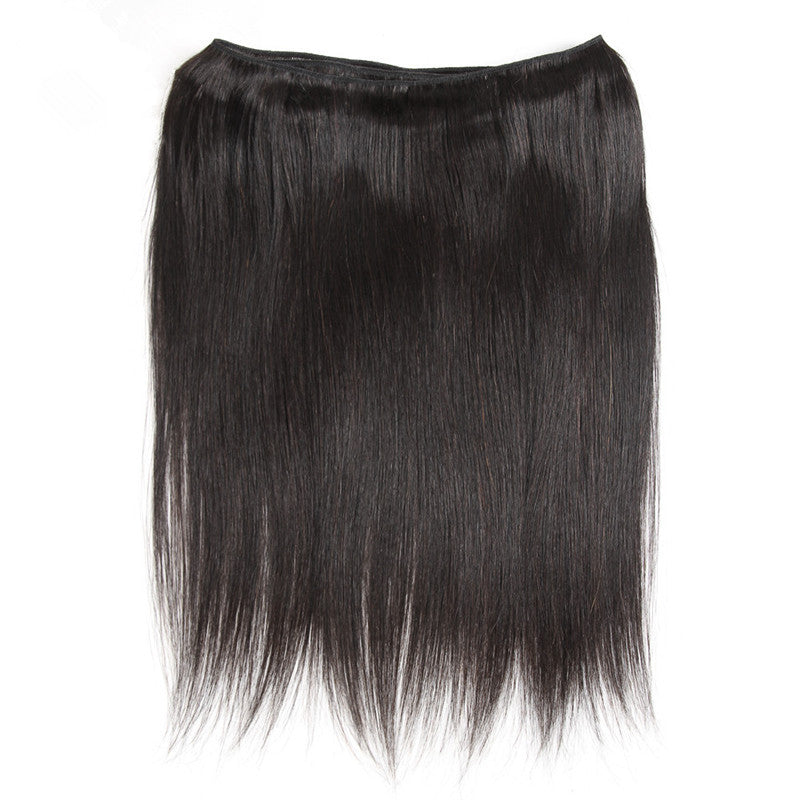 A* Reality Wig, Smooth Hair, Straight Hair Tie, Closed Peruvian Hair Tie