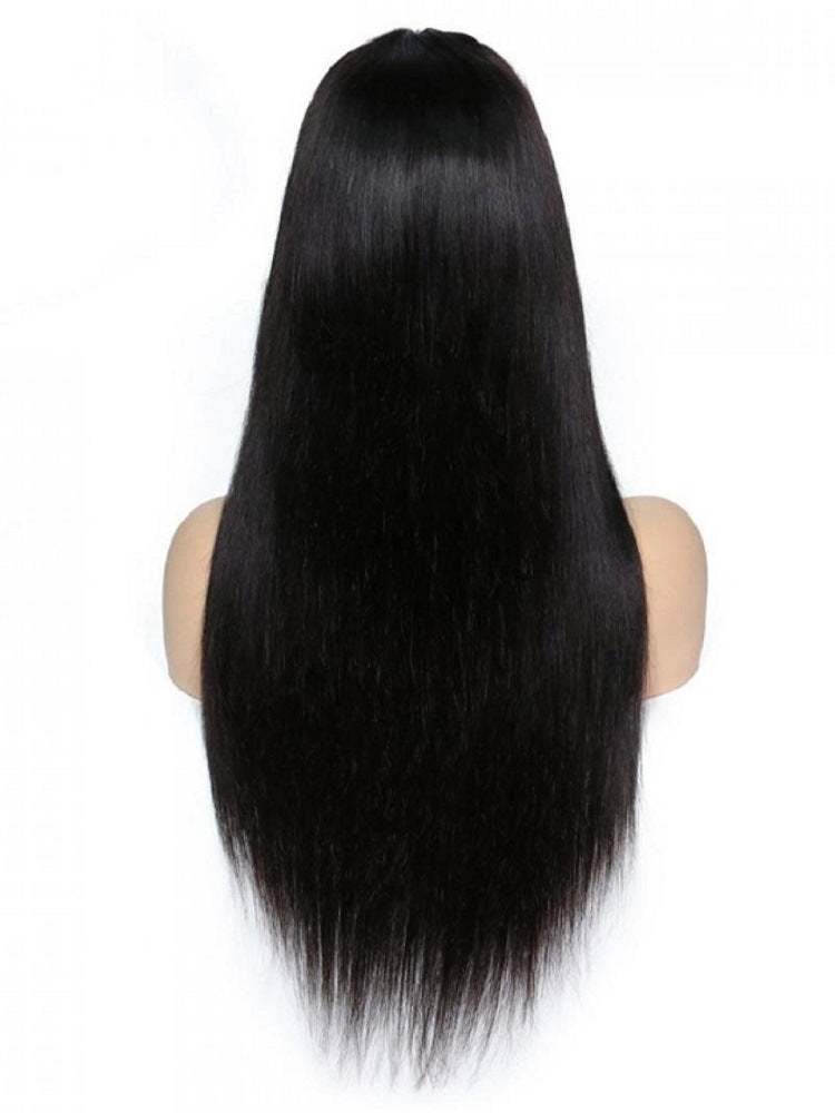 A* European And American Wigs, Real Hair Weaves, Natural Color, Smooth Hair Weaves