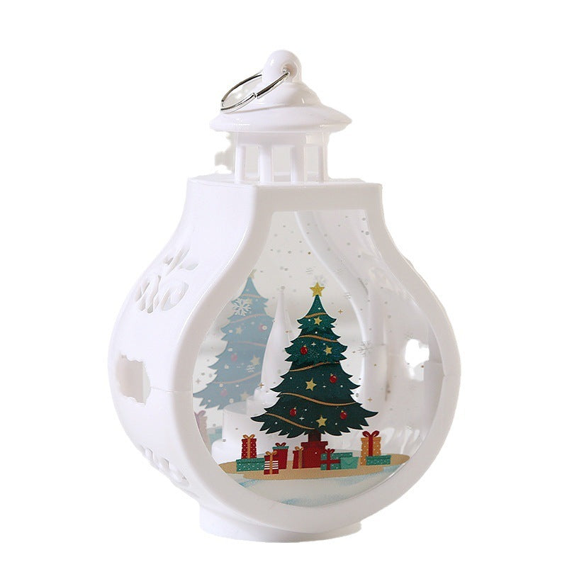 A* Christmas Candle Lamp Romantic Ornaments