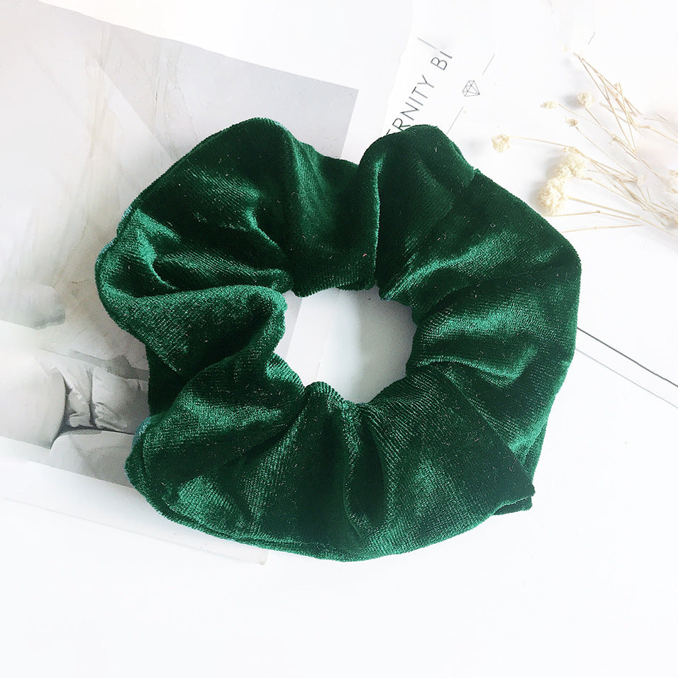 A* Flannel Hair Tie Hair Rope Amazon Velvet Fashion Ponytail Hair Accessories