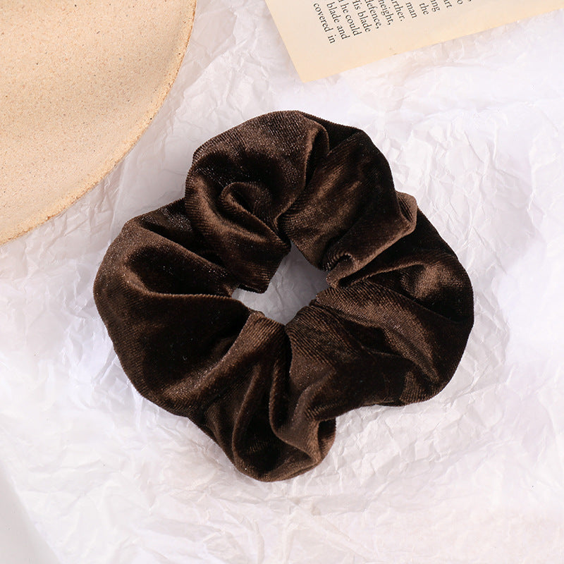 A* Flannel Hair Tie Hair Rope Amazon Velvet Fashion Ponytail Hair Accessories