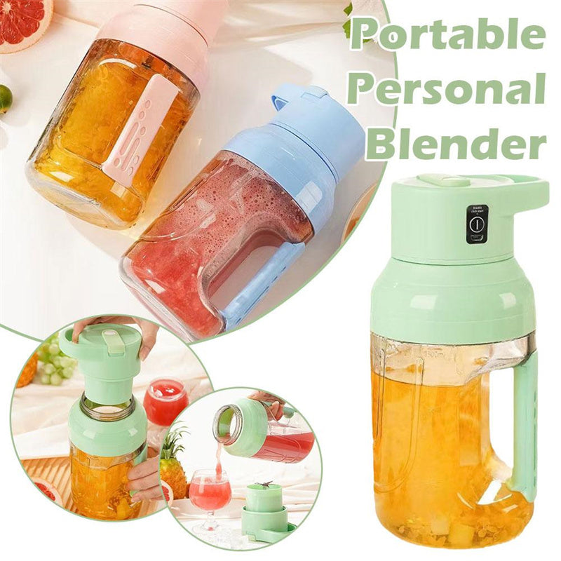 C* New Arrival Summer Electric Juicer Portable Large Capacity 1500ml Juice USB Rechargeable Electric Portable Blender Kitchen Gadgets